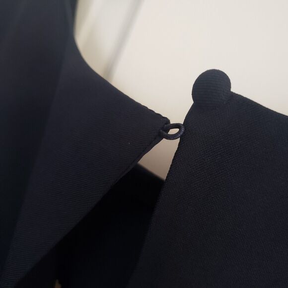 Banana Republic Dress Sculpted Blousant-Waist Mini Size 16 Petite Navy Blue New - Picture 16 of 16